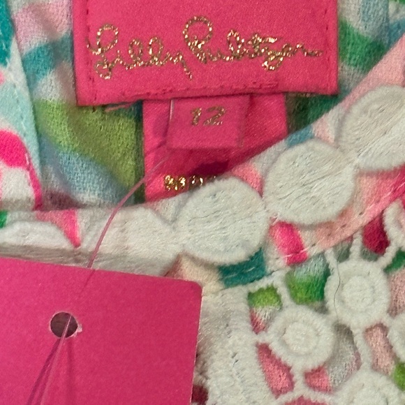 NWT Lilly Pulitzer Sophelia Shift Dress Kids Sz 12 - Picture 5 of 5